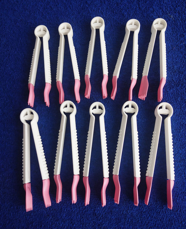 Set pinzas Crimpers Pellizcadores Plásticos Medianos para pasteles tortas fondant 