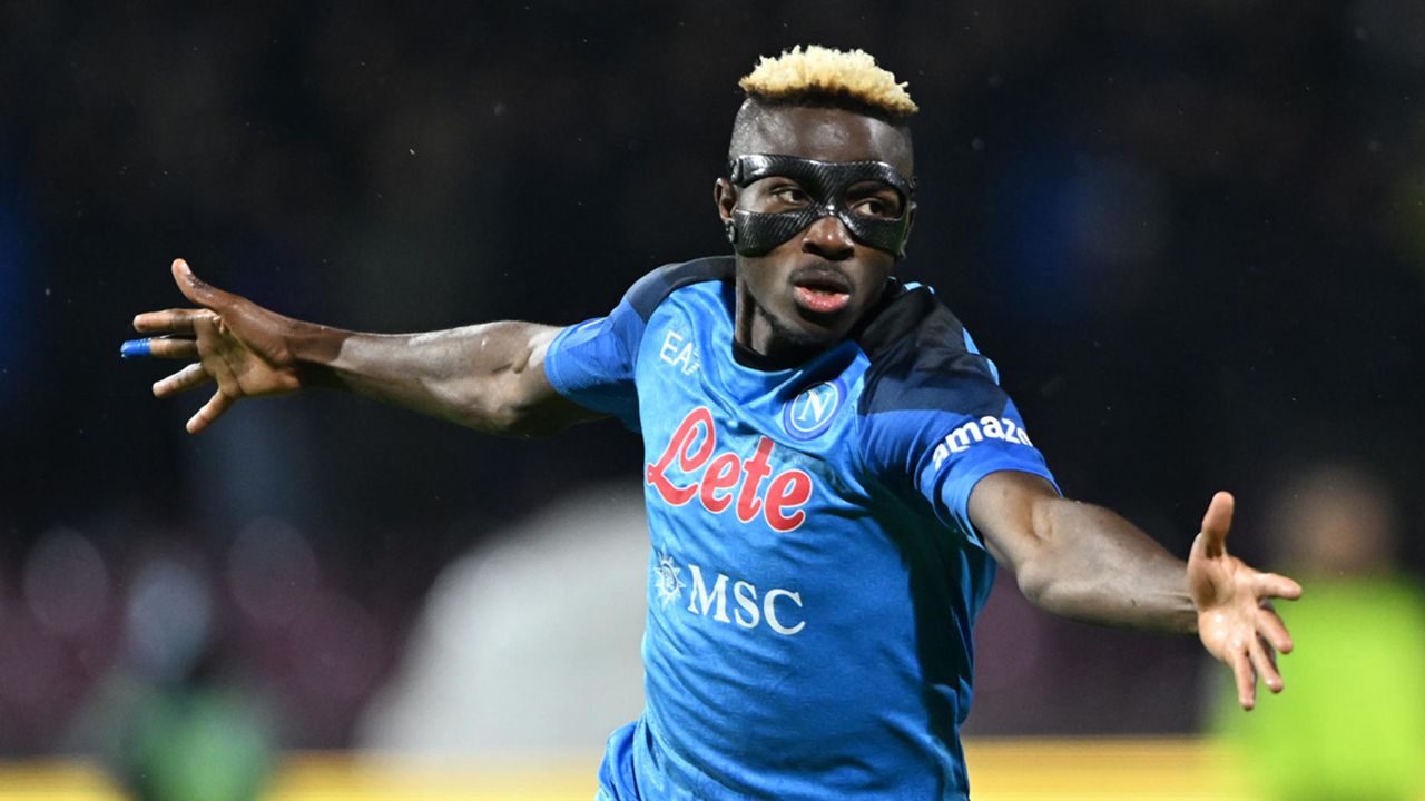 infortunio osimhen salta napoli milan