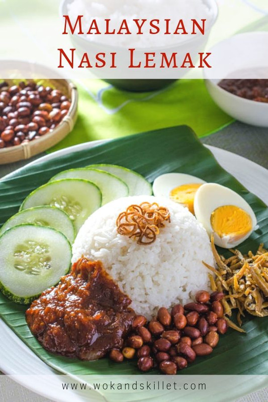 How to Make Malaysian Nasi Lemak (Coconut Rice with Sambal)