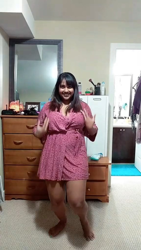 Desi NRI Girl huge Tits and thighs in Brown gown.mp4_snapshot_00.12.012