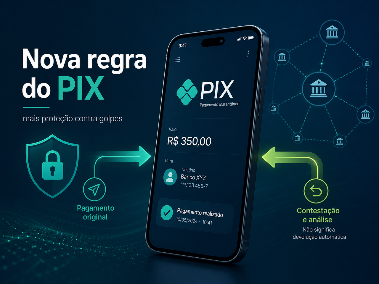 Nova regra do Pix amplia para 80 dias contestação de devoluções e mira golpes contra comerciantes