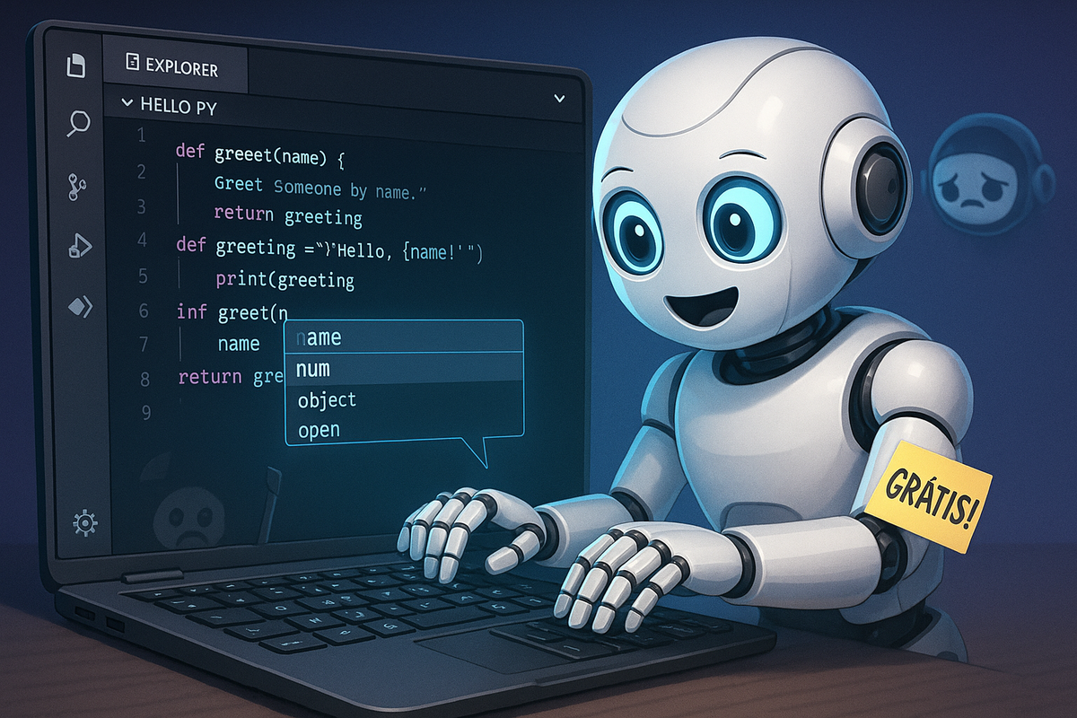 Usei Uma IA Grátis no VS Code e Não Senti Saudade do Copilot – Conheça o Gemini Code Assist