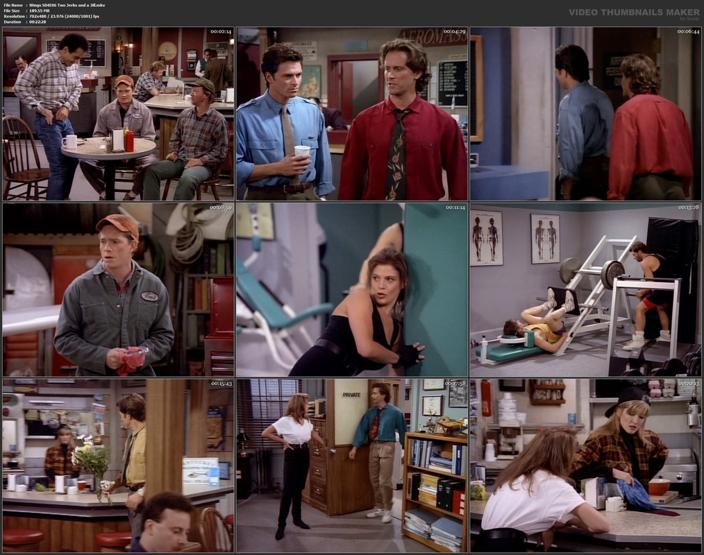 Wings S04E06 Two Jerks and a Jill.mkv