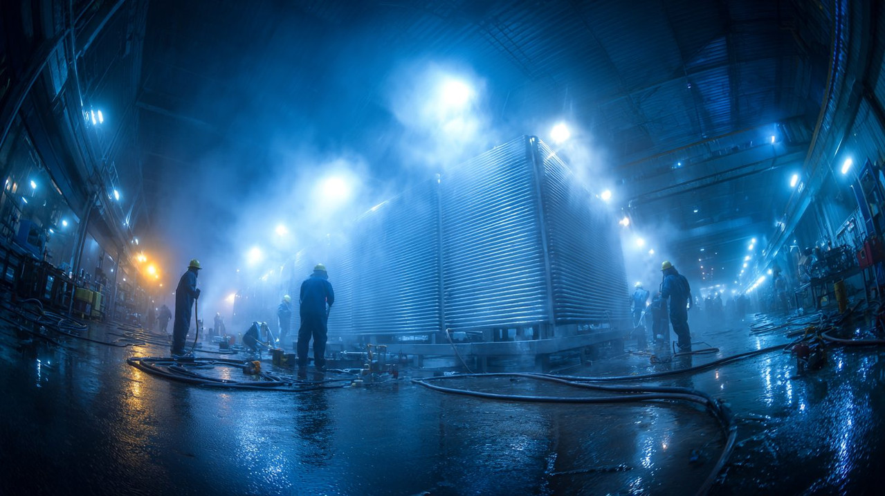 Подготовка теплообменника чиллера к зимнему хранению