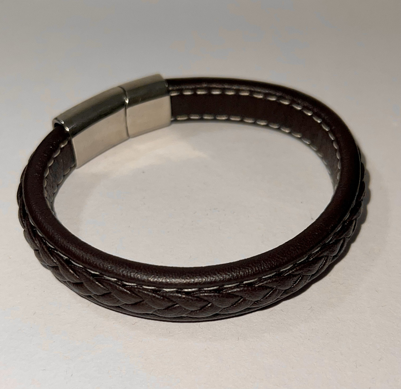 Manilla de cuero 3 (carmelita oscuro)
