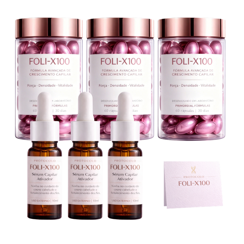 Kit 3 meses Foli-X100