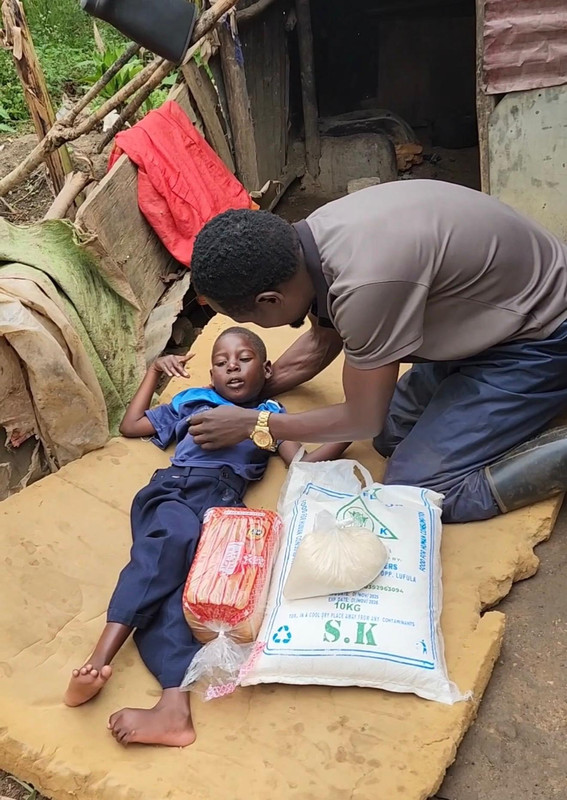 Kisakye resting