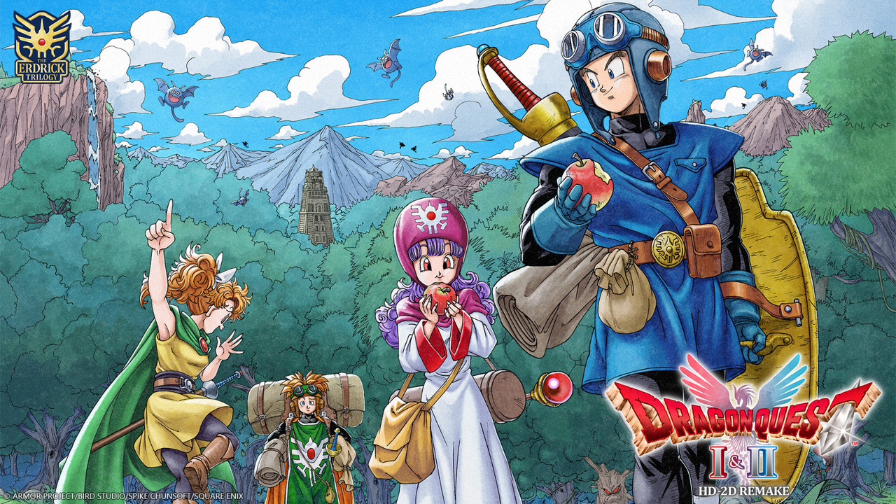 Dragon quest i ii 2d hd remake banner