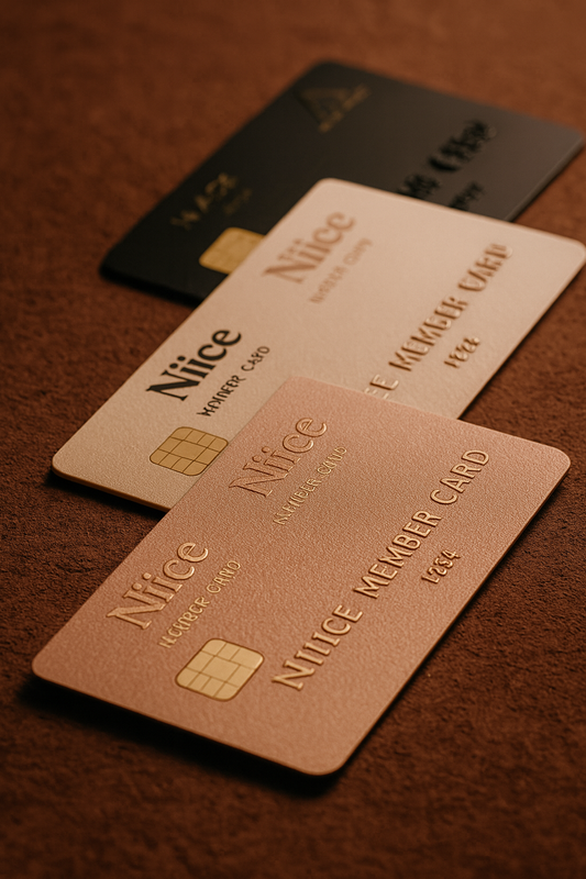 Niice VIP member cards