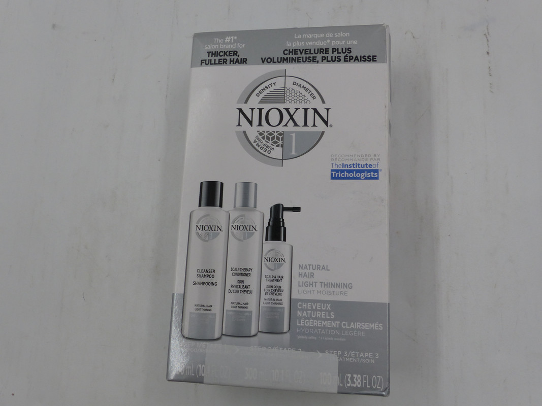 NIOXIN SYSTEM 1 SHAMPOO, CONDITIONER AND SCALP TREATMENT