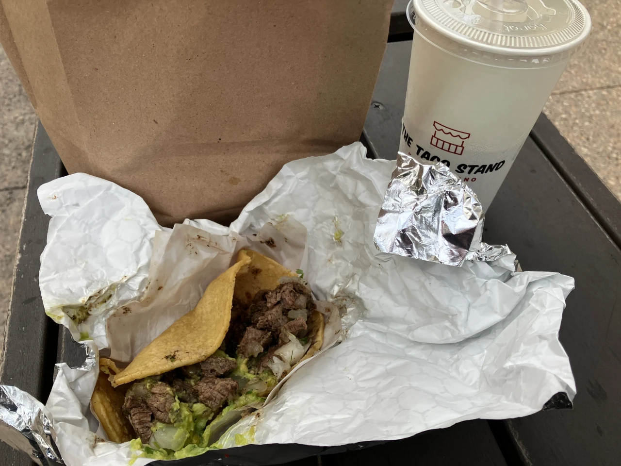 Carne asada tacos from The Taco Stand