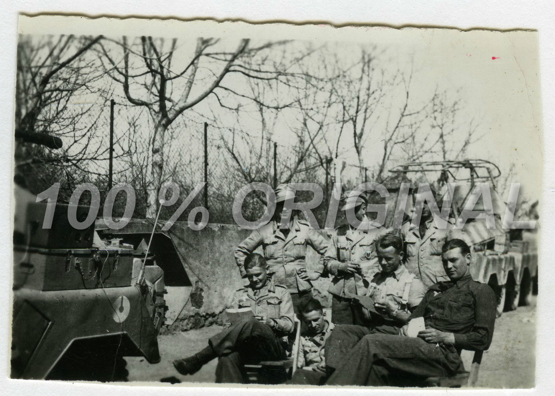 orig Foto Panzer Spähwagen Sdkfz 222 Flak Rgt Fa