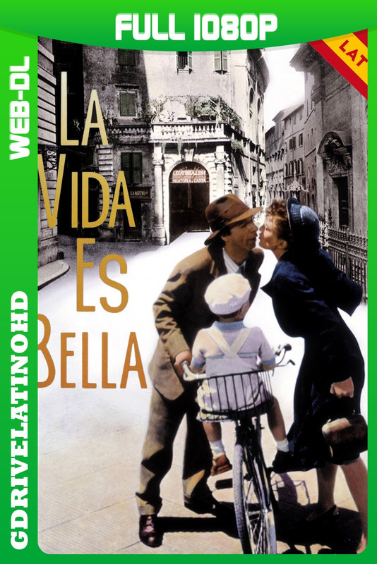 La Vida es Bella (1997) WEB-DL 1080p Latino-Inglés