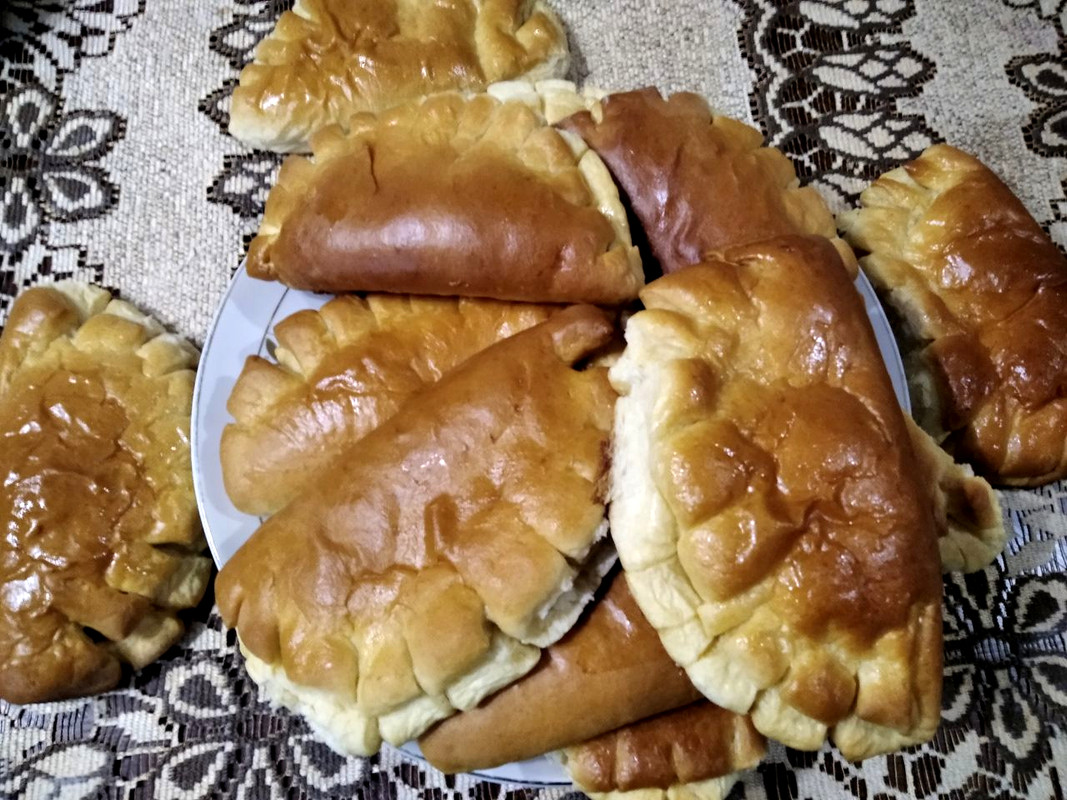 с мясом и капусткой