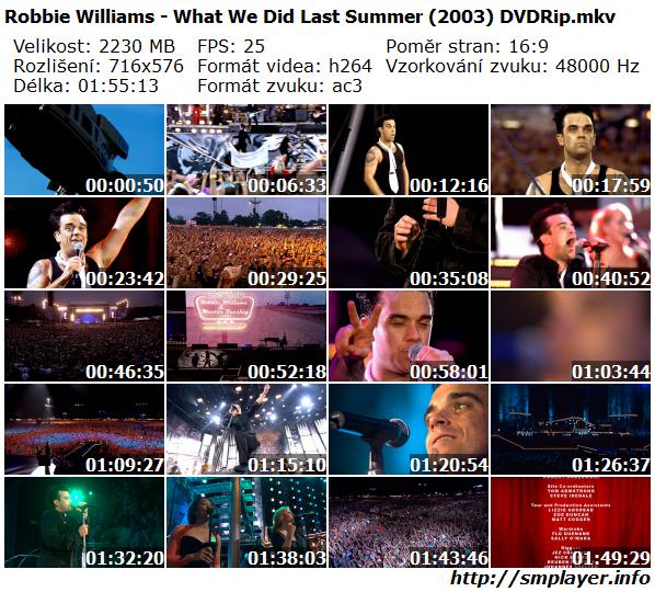 Robbie Williams - What We Did Last Summer (2003)