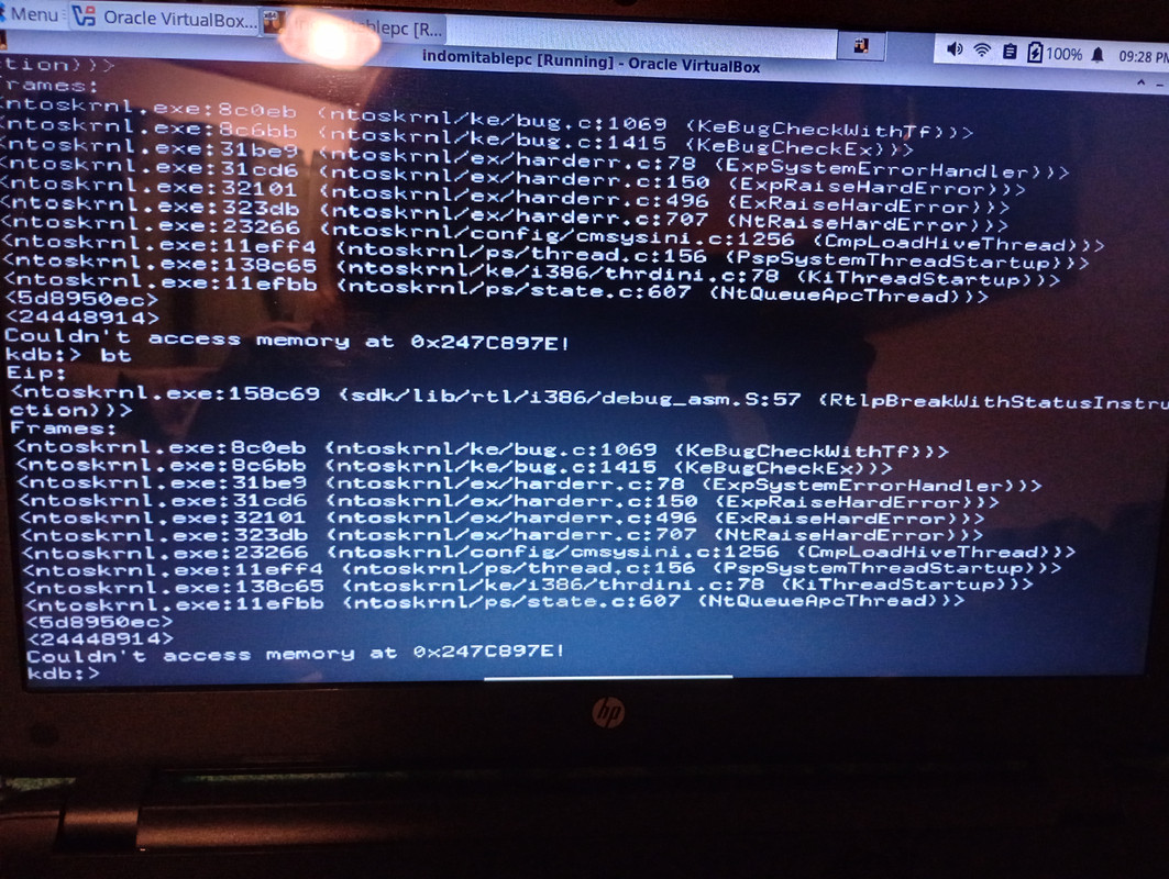ReactOS NT kernel crash while using firefox - ReactOS Forum