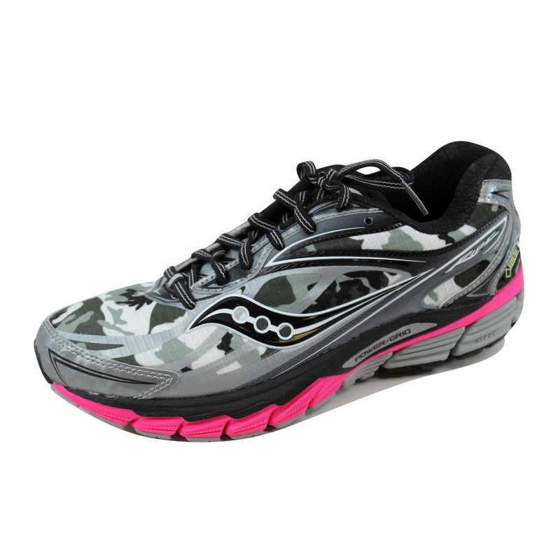 Original Saucony Ride 8 GTX Chaussures Course Femmes - Blanc Noir S10286-1  | eBay