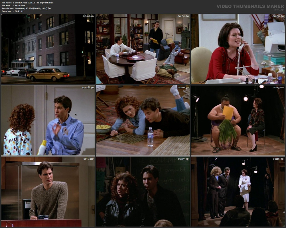 Will & Grace S01E10 The Big Vent.mkv