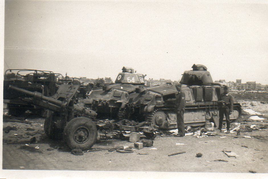 Dünkirchen Frankreich 1940 Beute Panzer Char AMC