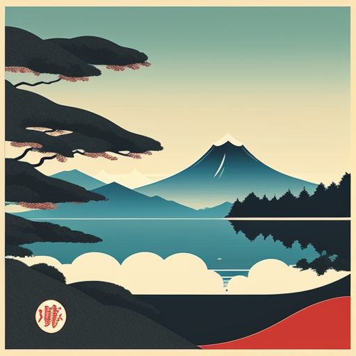 Painting-of-a-lake-with-trees-26