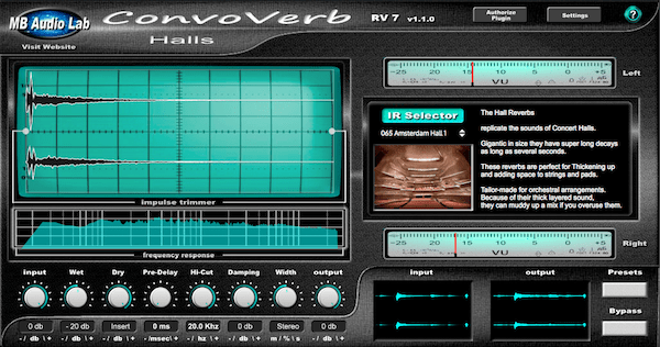 MB Audio Lab ConvoVerb RV7 Reverb Bundle v1.1.0 WiN