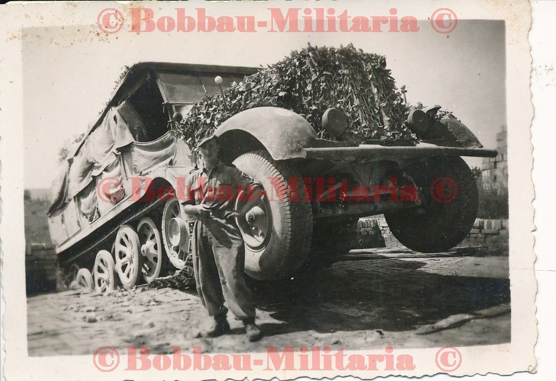 Italien 1944 Wehrmacht Panzer Berge-Komp.9 Halbkette SdKfz Zugkraftwagen (2)