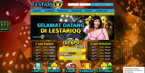 LESTARIQQ - SITUS POKER ONLINE TERBAIK DI INDONESIA
