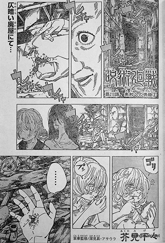 Manga Jujutsu Kaisen 210 bahasa Indonesia 