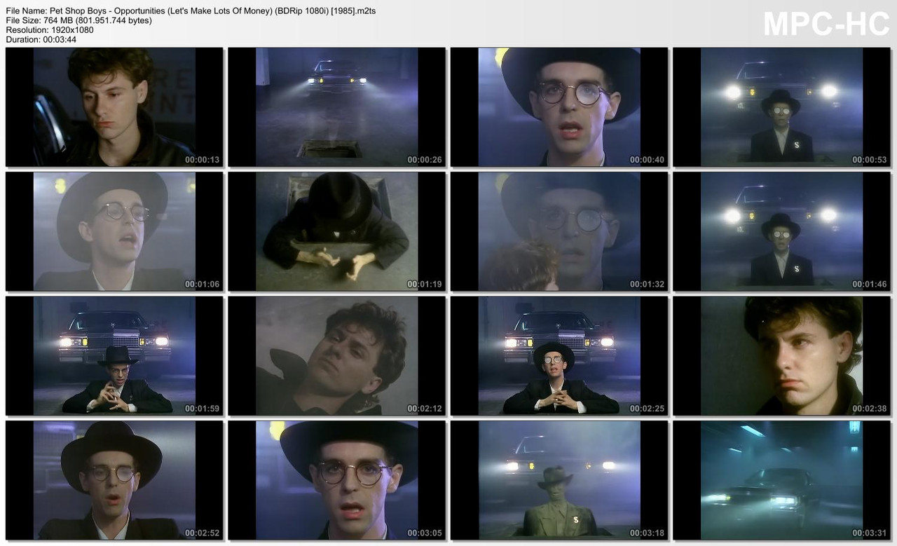 Pet Shop Boys - Opportunities (Let's Make Lots Of Money) (Original Version) (BDRip 1080i) [1985]