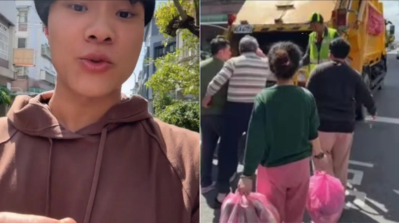 Muestra proceso de sacar la basura en China y se hace viral