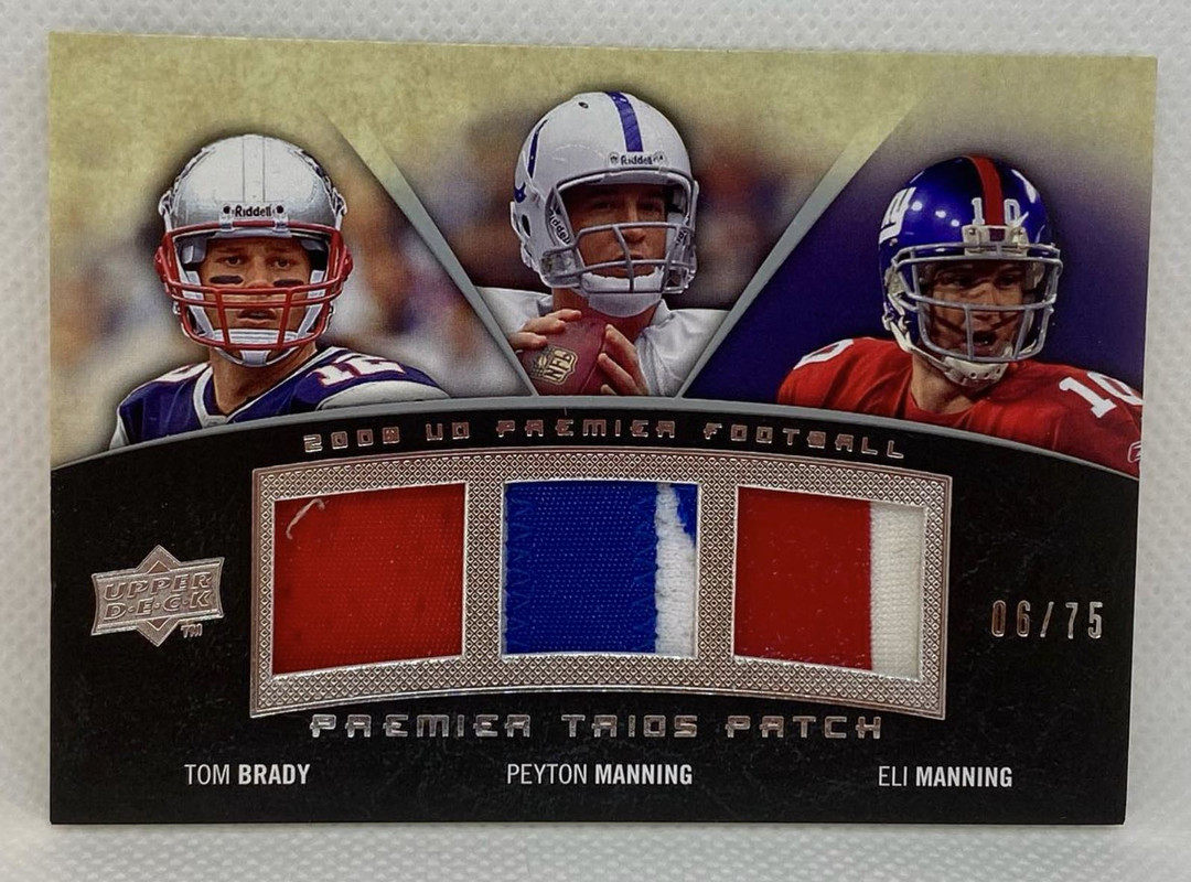 Eli Manning Walter Payton Man of Year Football Jersey Patch New