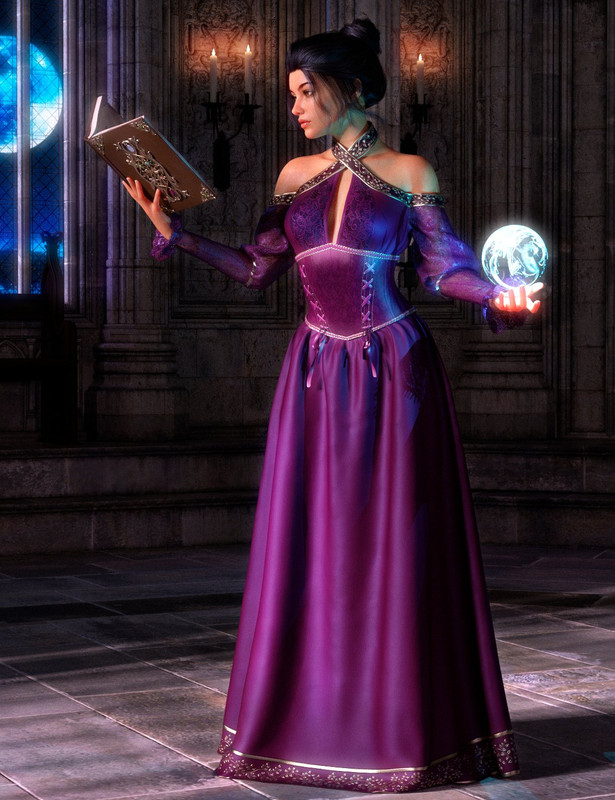 Magical Arts dForce Outfit for Genesis 8.1 Females Magical Arts dForce Outfit for Genesis 8.1 Females