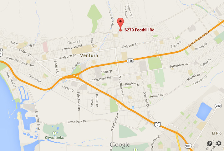 Google Maps Ventura CA