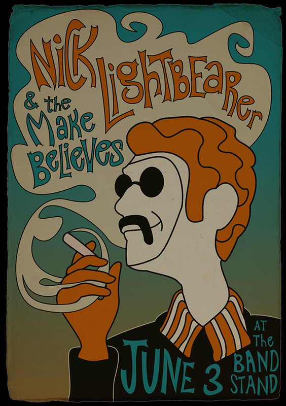 Nick_Lightbearer_&_The_Make_Believes_June_3_At_The_Band_Stand_Poster