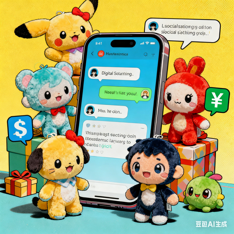 Plush toys as social currency in China