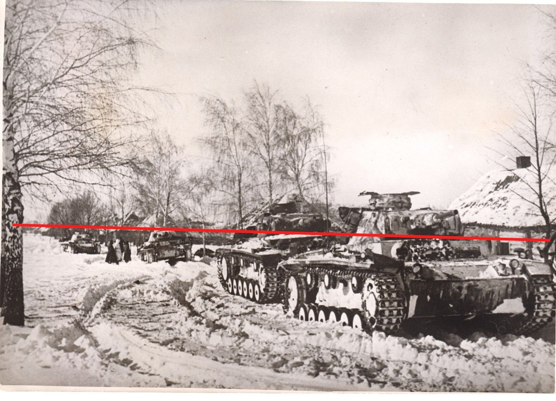 Orig. Foto - Panzer in Rußland 1941