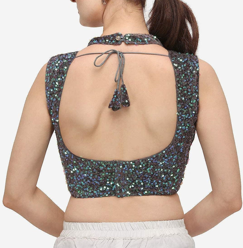 Para mujeres Blusa de Terciopelo Feliz con Lentellera Trabajo Étnico Prendas de Fiesta Túnica Prenda para el torso recortada - Imagen 12 de 18