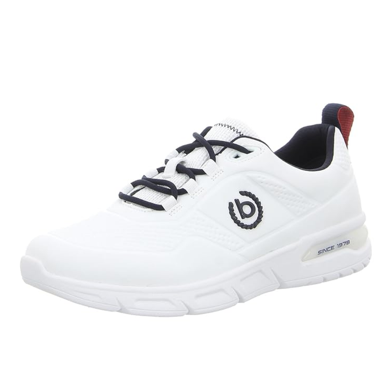 Bugatti Nubola Men's Mid Top White Sneakers