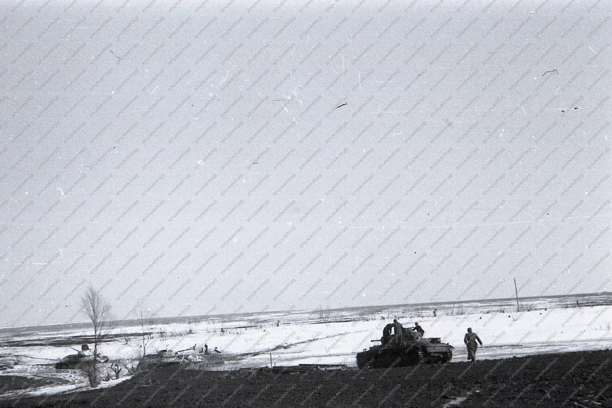 Gebirgsjäger, deutsche Panzer zur Unterstützung,