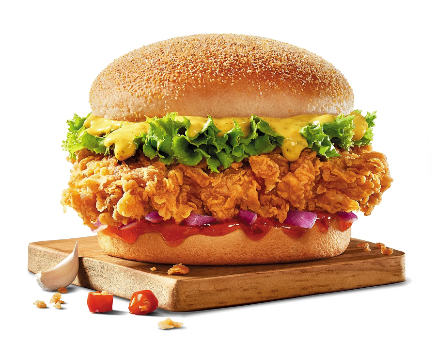 Fiery Chicken Burger