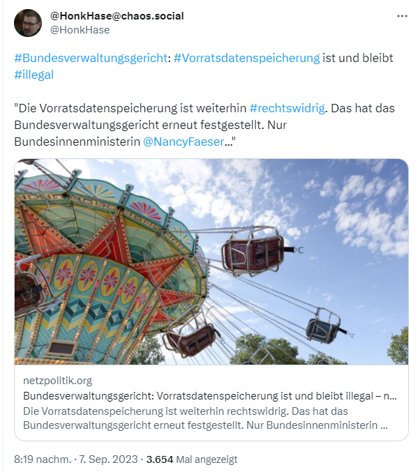 Vorratsdatenspeicherung