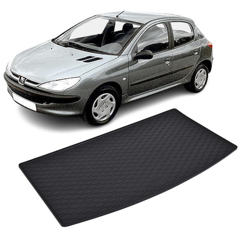 Tavita auto PEUGEOT 206 Hatchback 2000-2010, protectie portbagaj, Cri-Flo, din cauciuc 100%, compatibil cu autoturismul PEUGEOT 206 Hatchback