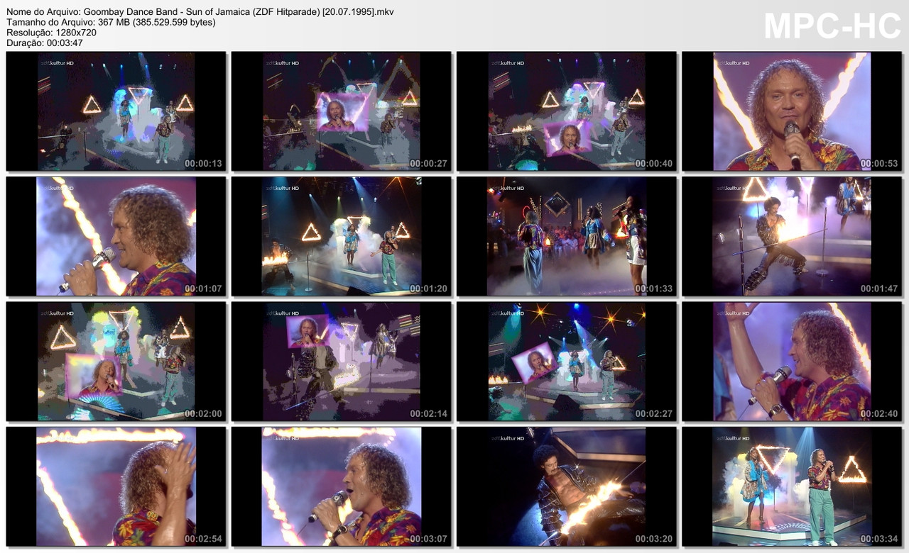 Goombay Dance Band - Sun of Jamaica (ZDF Hitparade) [20.07.1995]