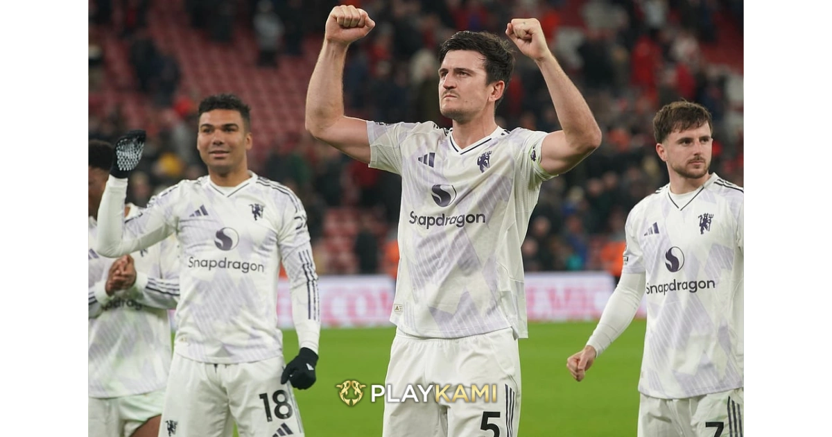 Gol krusial Harry maguire saat menghadapi Liverpool