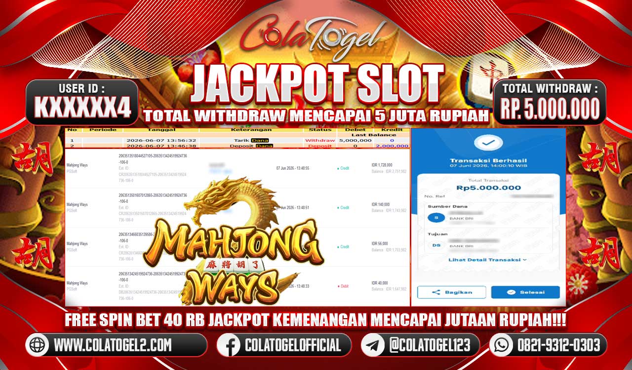 JACKPOT SLOT GACOR!!