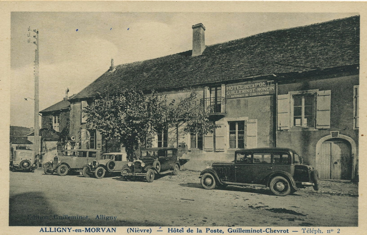 Alligny en Morvan, hotel poste1