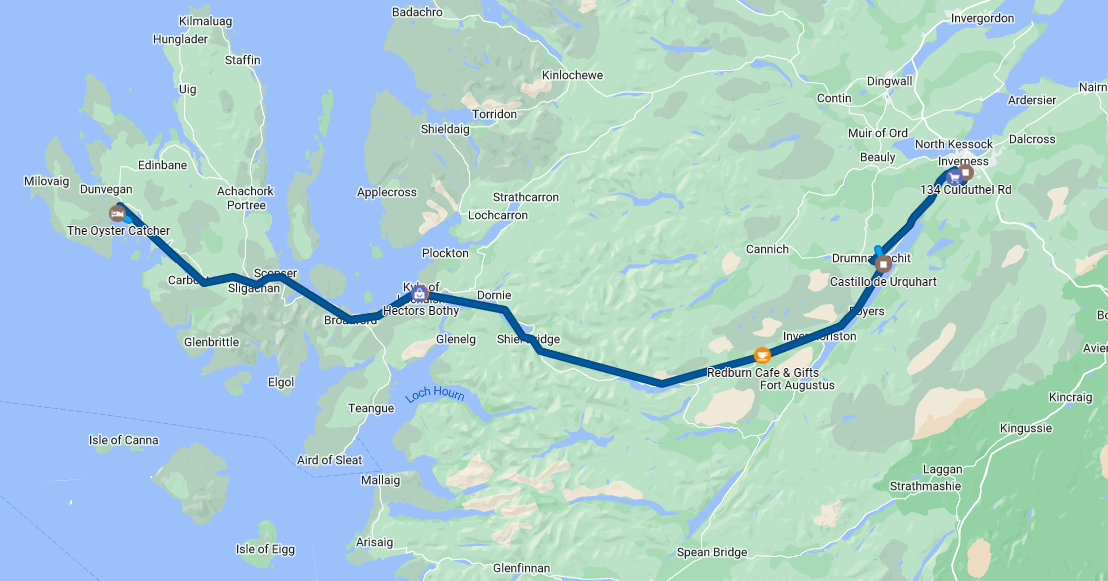 Edimburgo - Highlands - Isla de Skye (8 días) - Blogs de Reino Unido - Día 4. Inverness-Loch Ness-Urquhart-Kyle of Lochalsh-Roag (176 kms.) (1)