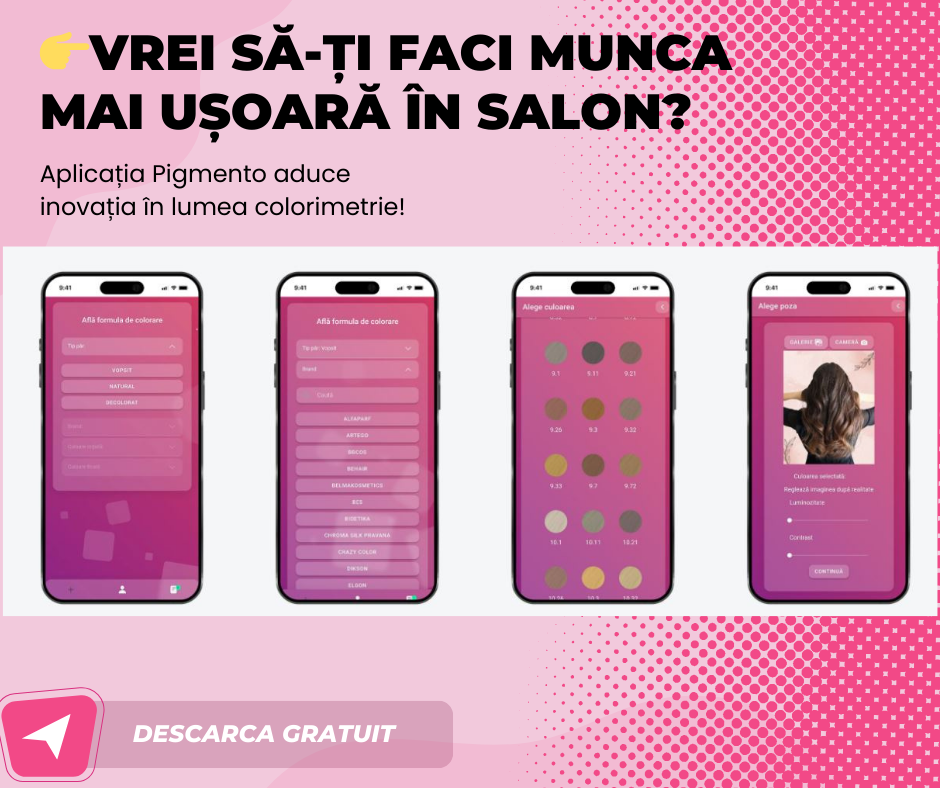 Aplicație colorimetrie