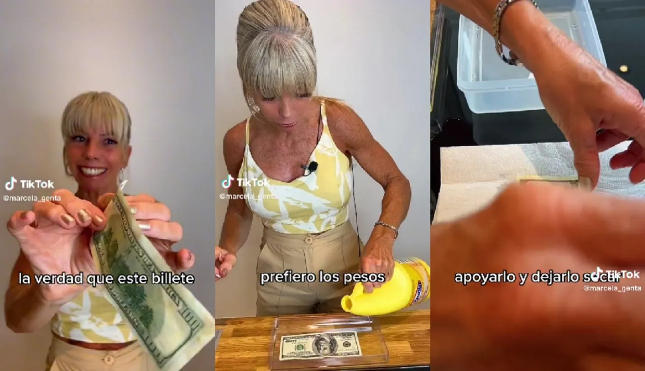 Mujer “rejuvenece dólares” para conseguir mejor precio y se hace viral en TikTok
