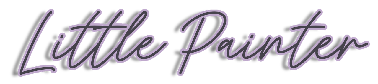 cursive font header reading 'Little Painter'